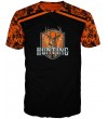 Teниска Black & Orange Camo Hunting #6668 Teниска Black & Orange Camo Hunting #6668